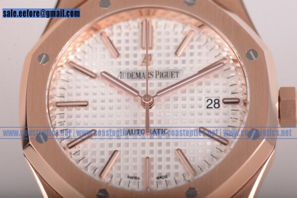 1:1 Replica Audemars Piguet Royal Oak 41 MM Watch Rose Gold 15400or.oo.1220or.02 (JF)